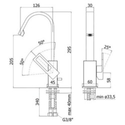 Paffoni Effe - Mitigeur de lavabo, chrome EF878CR