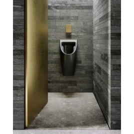 COMMUNITY back inlet urinal 31x65cm, noir mat