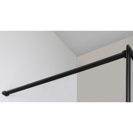 CURE BLACK Barre de support de rechange de douche 1000 mm, noir mat
