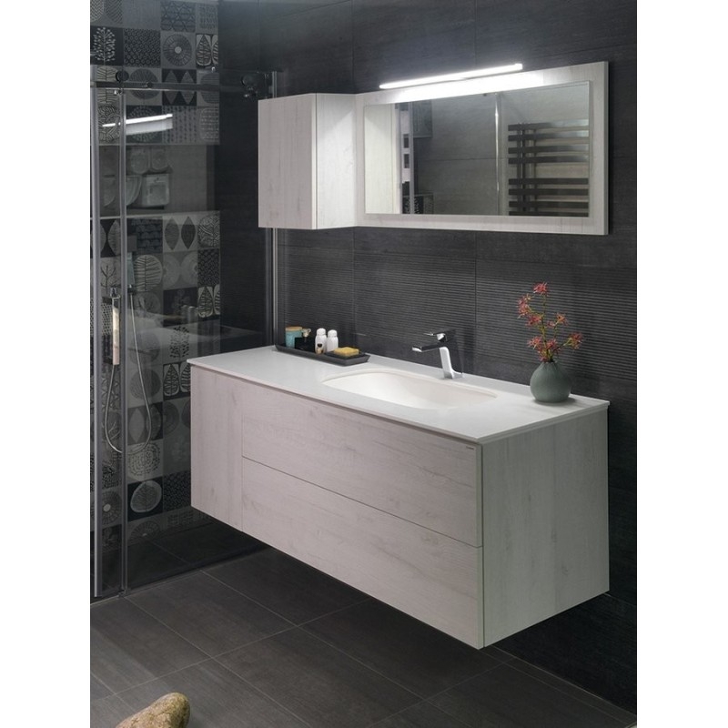 Salle de bain TREOS 145, chêne Polar