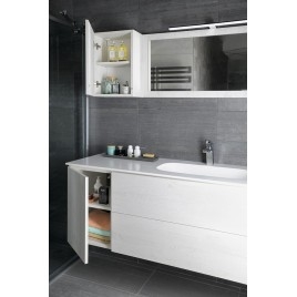 Salle de bain TREOS 145, chêne Polar