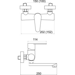 Novaservis Titania Fresh - Mitigeur de lavabo, chrome 96076,0