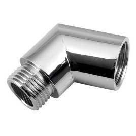 Connecteur de douche de bain de pont 1/2", laiton/chrome