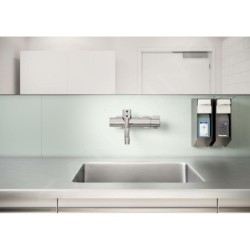 Hansa Clinica - Mitigeur de lavabo électronique, alimentation par piles, chrome 08866201