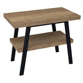 Table de lavabo TWIGA 80x72x50 cm, chêne noir mat/Rover