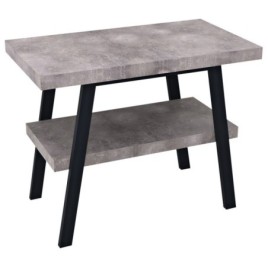 Table de lavabo TWIGA 90x72x50 cm, noir mat/Cement