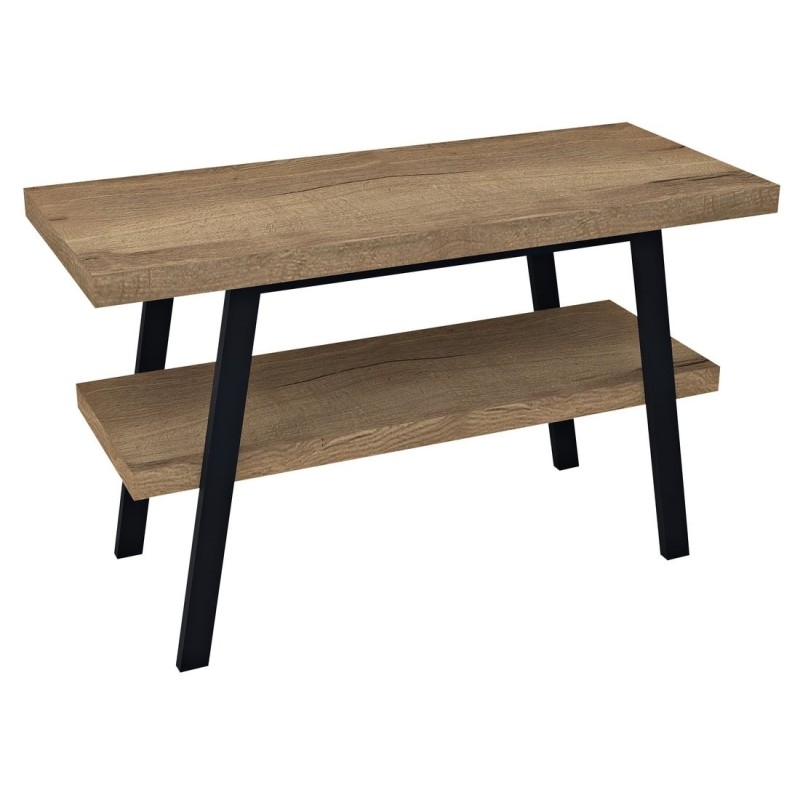 Table de lavabo TWIGA 110x72x50 cm, chêne noir mat/Rover