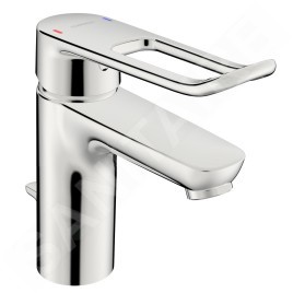 Hansa Clinica - Mitigeur de lavabo avec vidage, chrome 45012186