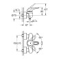 Grohe Eurostyle - Mitigeur de douche, chrome 33590003