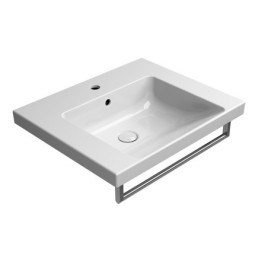 Lavabo en céramique NORM 60x50cm, blanc ExtraGlaze