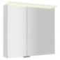 LINEX armoire miroir incl. Lumière LED, 80x70x15cm, blanc