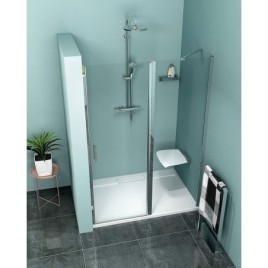 ZOOM Porte de douche 900mm, verre clair
