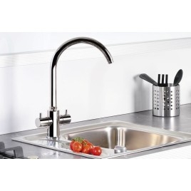 AIRTECH Robinet de cuisine, chrome