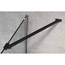 Barre de support d'angle pour cabine de douche VARIO 650 mm, noire