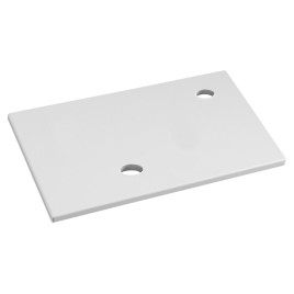 Panneau de lavabo MINOR 40x22,5cm, mélangeur à droite, bille, blanc