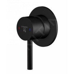 Steinberg 100 - Mitigeur de douche encastré, avec corps, noir mat 100 2250 S