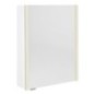 ALIX Armoire miroir avec éclairage LED 56x70x17,5cm, gauche/droite, blanc