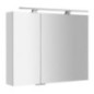 MIRRÓ miroir armoire incl. Lumière LED, 90x70x16cm, blanc