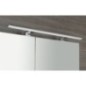 MIRRÓ miroir armoire incl. Lumière LED, 90x70x16cm, blanc