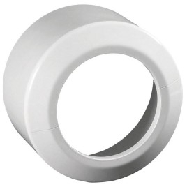 Connecteur à casserole WC 2 pièces Rosette 110mm, h.100mm