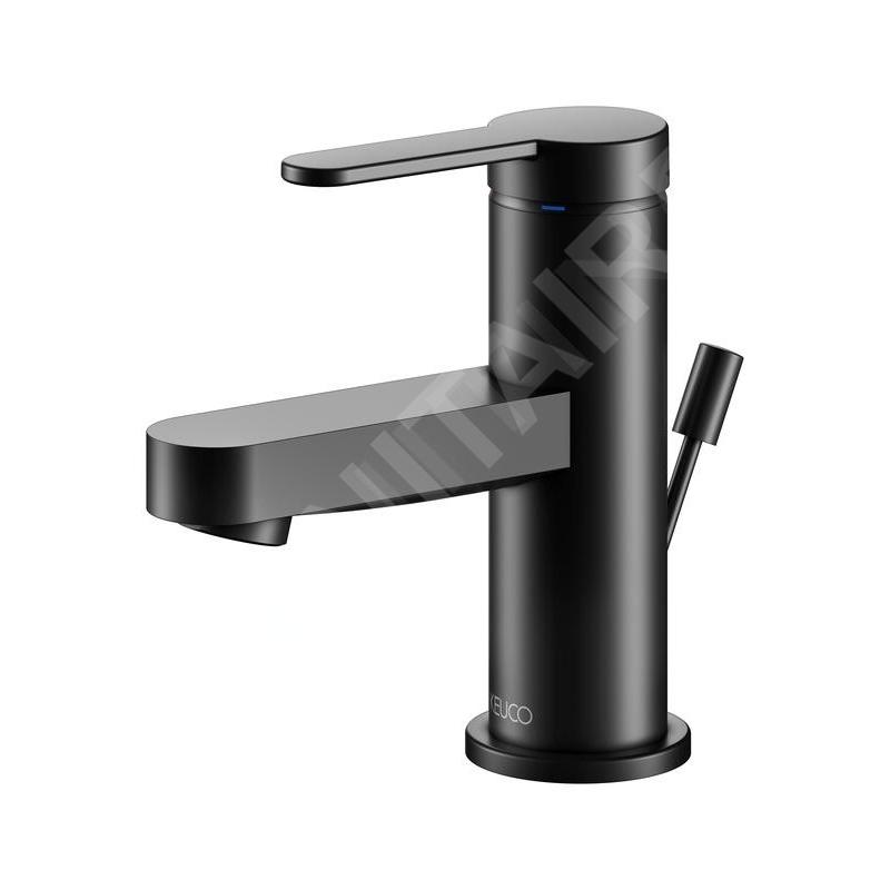 Keuco IXMO - Mitigeur de lavabo avec vidage, noir mat 59504373000