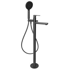 PAX mélangeur de bain dans le sol, noir mat