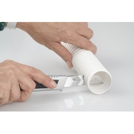Tuyau flexible, L-80cm, droit 40/40mm