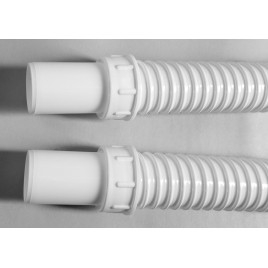 Tuyau flexible, L-80cm, droit 40/40mm
