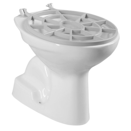 Céramique Utilitaire Gratuit Couvercle avec grille 36x54 cm, S-trap, blanc