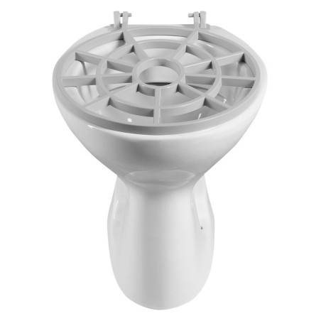 Céramique Utilitaire Gratuit Couvercle avec grille 36x54 cm, S-trap, blanc