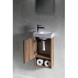 LATUS XI Vanity Unit 30x53x16,5cm, chêne argenté