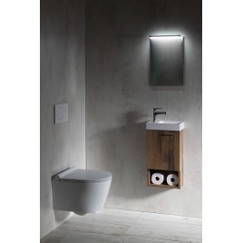 LATUS XI Vanity Unit 30x53x16,5cm, chêne argenté