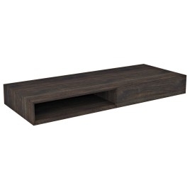 MORIAN Basin Cabinet 120x14x48cm, chêne noir, droit