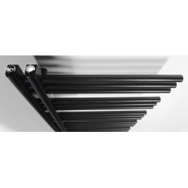 Radiateur de salle de bain DORLION 500x1200 mm, noir mat
