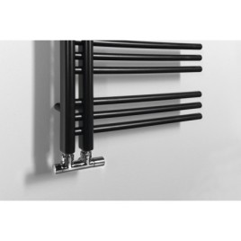 Radiateur de salle de bain DORLION 500x1200 mm, noir mat