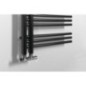 Radiateur de salle de bain DORLION 500x1200 mm, noir mat
