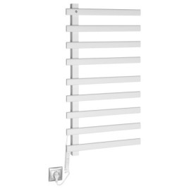 Radiateur de serviette électrique ELCOR 480x920x50 mm, 128 W, blanc mat