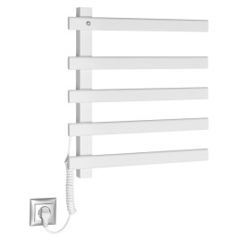 Radiateur sèche-serviettes électrique ELCOR 480x520x50 mm, 63 W, blanc mat