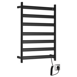 Radiateur de serviette électrique ELIAS 490x730x110 mm, 105 W, noir mat