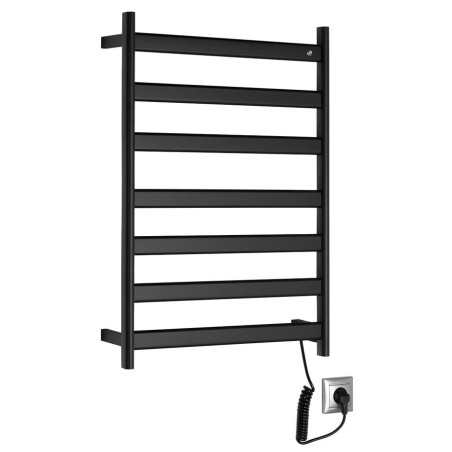 Radiateur de serviette électrique ELIAS 490x730x110 mm, 105 W, noir mat