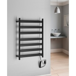 Radiateur de serviette électrique ELIAS 490x730x110 mm, 105 W, noir mat