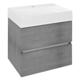 Unité de vanité ODETTA 57x50x43,5cm, chêne argenté