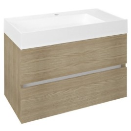ODETTA Armoire de lavabo 82x50x43,5cm, elm bardini