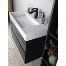 Unité de vanité ODETTA 82x50x43,5cm, chêne argenté