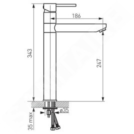Novaservis Ferro Fiesta - Mitigeur de lavabo, chrome BFI2L