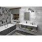 ARUBA Bracket avec plateau 158,4x40x49 cm, noir mat