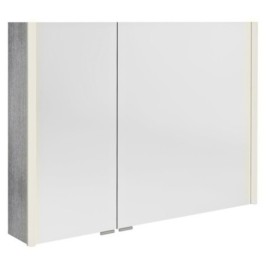 Armoire de toilette ALIX avec éclairage LED 96x70x17,5cm, chêne argenté