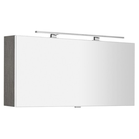 CLOE miroir armoire incl. Lumière LED, 120x50x18cm, chêne argenté