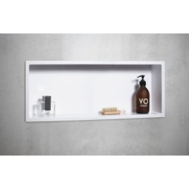 INSERTA niche de douche encastrée, bille, 810x270mm, blanc