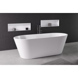 INSERTA niche de douche encastrée, bille, 810x270mm, blanc